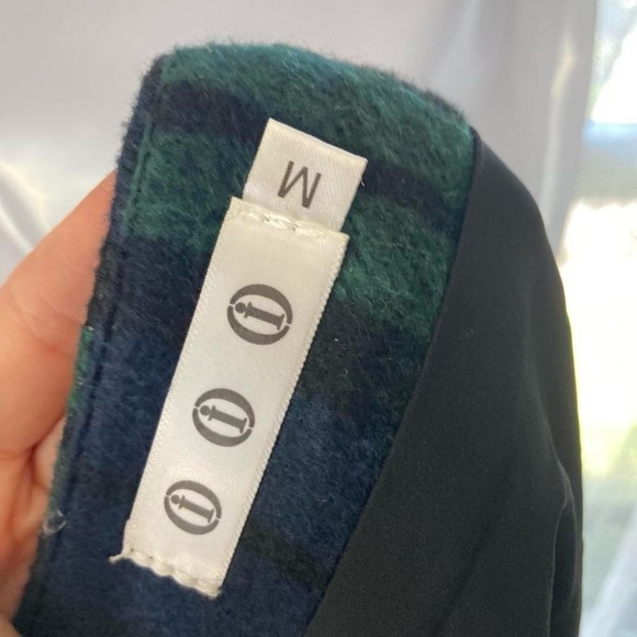 Plaid Green and Black Women's Skirt ió m NWT! - Picture 4 of 4